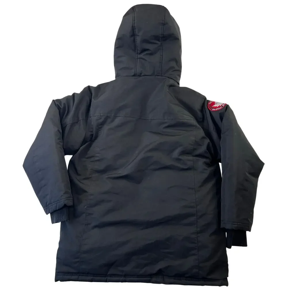 Canada Weather Gear Kids Unisex Black Puffer Coat Parka size XL 18/20